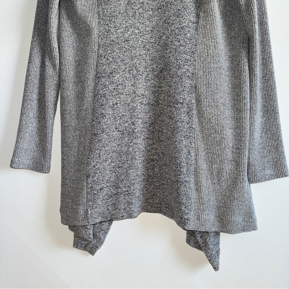 White House Black Market Open Front Cardigan Sweater Heather Gray Size XS - Picture 9 of 9